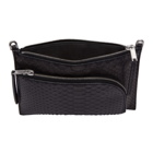 Rick Owens Black Python Strap Pouch