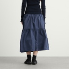 Cecilie Bahnsen Women's Cai Skirt in Ripstop in Navy