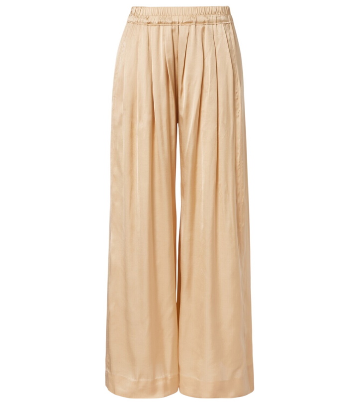 Photo: Isabel Marant Nolia satin wide-leg pants