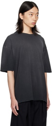 Ann Demeulemeester Black Dieter Infinite Feather Print T-shirt