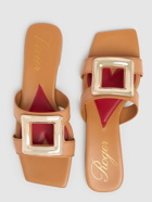 ROGER VIVIER 5mm New Metal Buckle Leather Slides