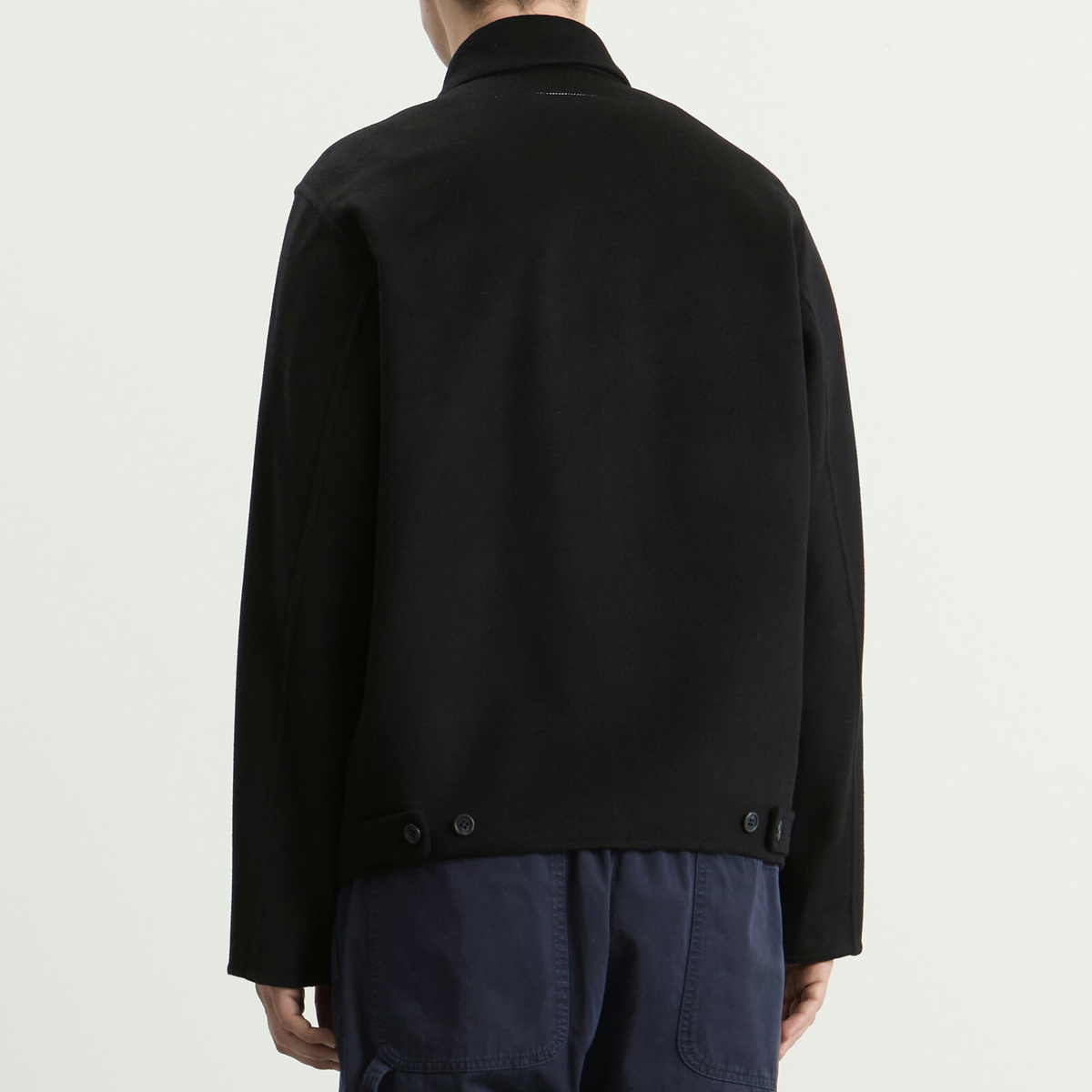 MM6 Maison Margiela Men's Double Faced Jacket in Black