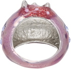 Collina Strada Pink Rhino Baby Ring