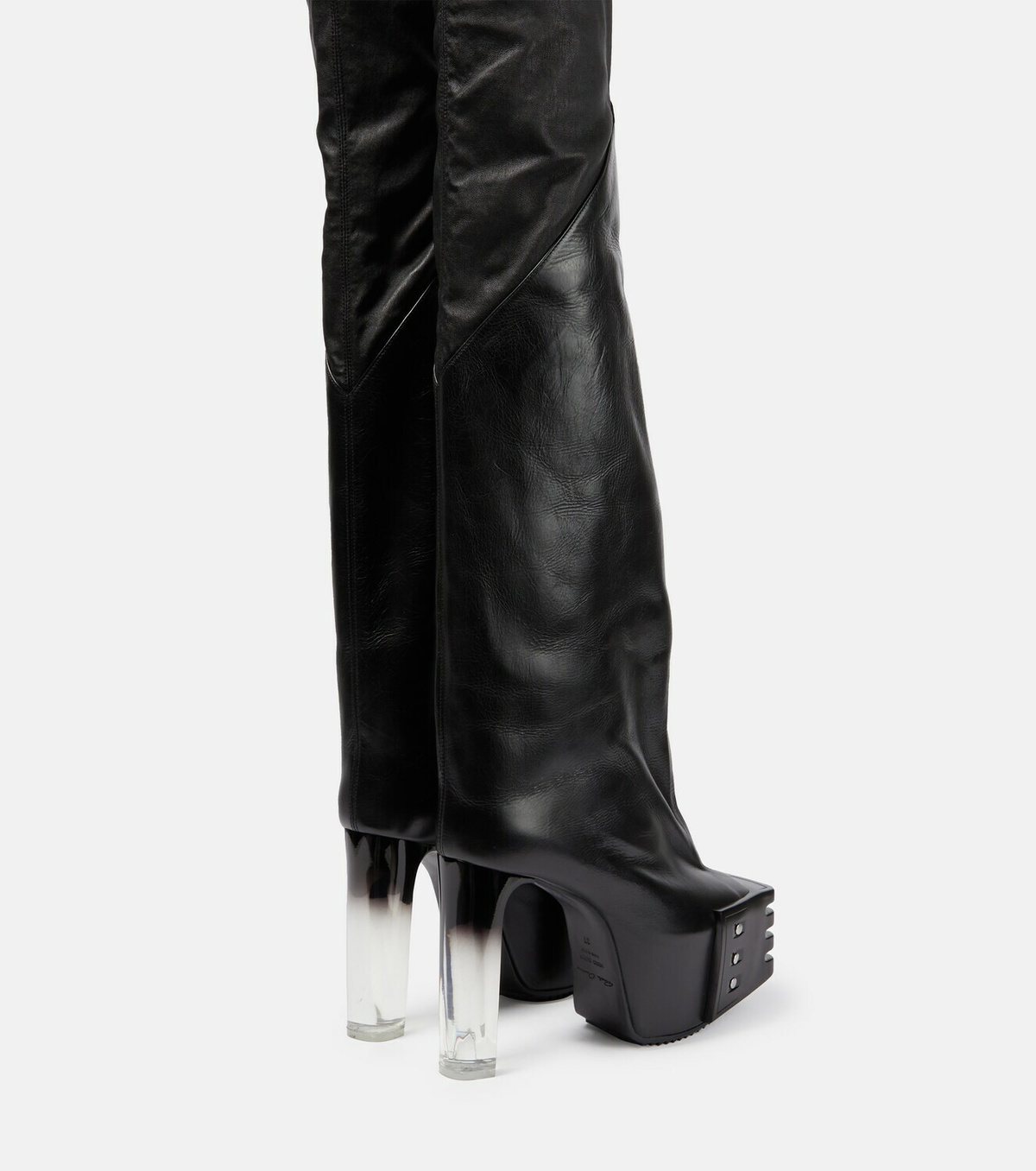 Rick Owens Leather over-the-knee boots Rick Owens
