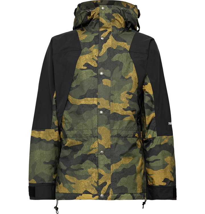 Photo: The North Face - 1994 Seasonal Retro Panelled Camouflage-Print GORE-TEX Jacket - Green