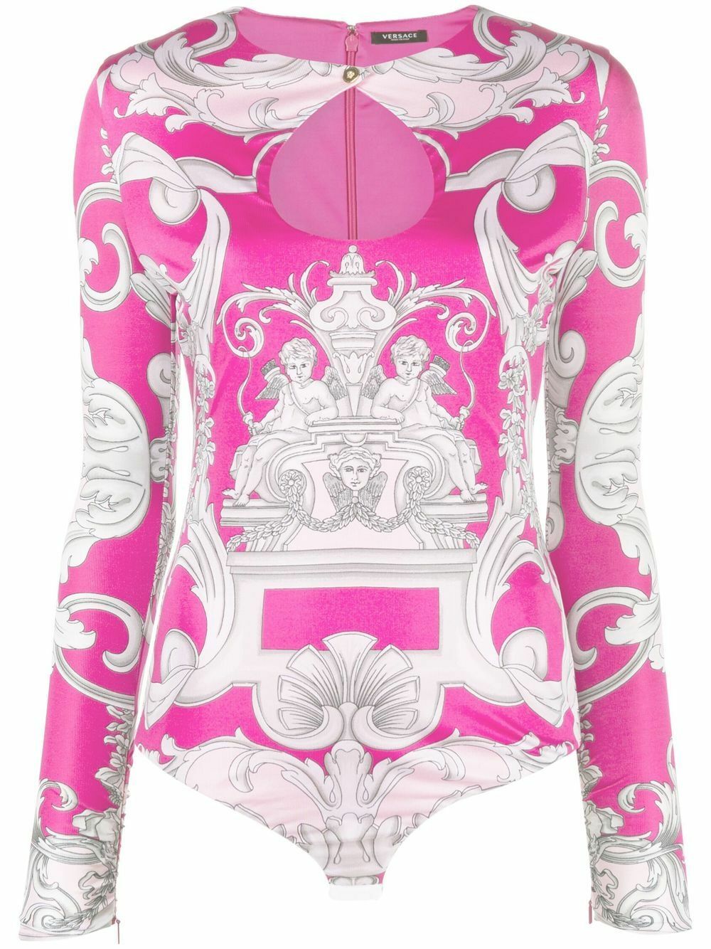 Versace Green Jungle Bodysuit Versace