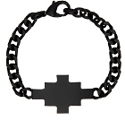 Marcelo Burlon County of Milan Black Cross Chain Bracelet