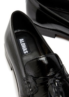 Alohas Marietta Patent Leather Loafers Black