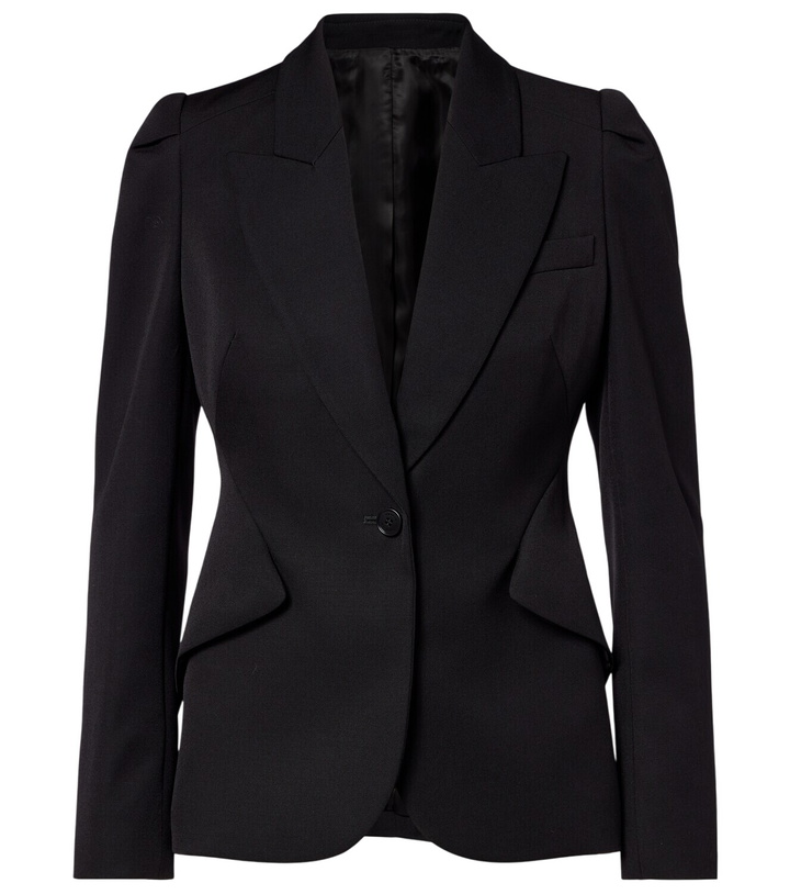 Photo: McQueen Single-breasted wool jacket