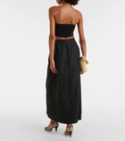 Faithfull Soleil linen maxi skirt