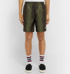 Stüssy - Mid-Length Leopard-Print Swim Shorts - Green