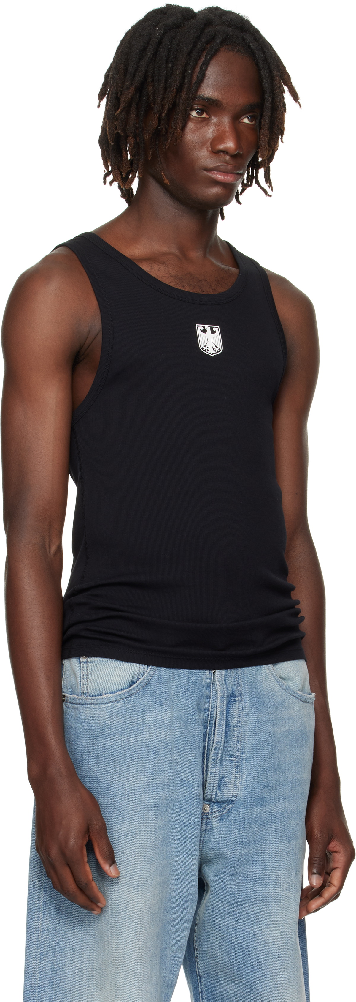 VETEMENTS Black Eagle Tank Top