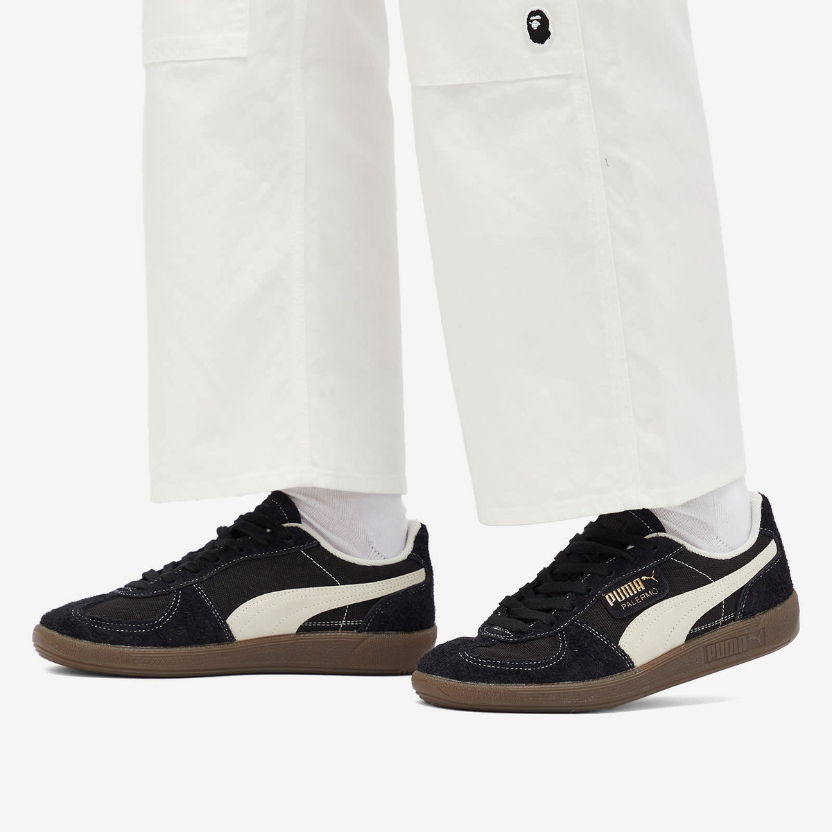 Puma Women's Palermo Vintage in Ivory/Black Puma