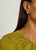 Khaite Cyclone Antique 18kt Gold-plated Drop Earrings - One Size