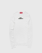 032c BLACK SUN FINE RIB LONGSLEEVE White Womens Longsleefe