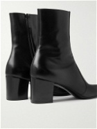 SAINT LAURENT - XIV Leather Chelsea Boots - Black
