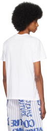 Versace Jeans Couture White Print T-Shirt