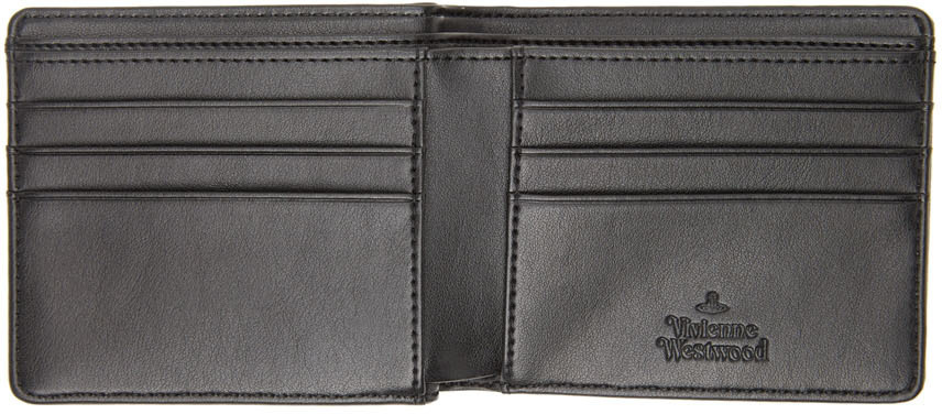 Vivienne Westwood Black Derby Classic Bifold Wallet Vivienne