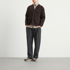Universal Works Men's Presented by END. Wool Fleece Adv Cardigan in Brown