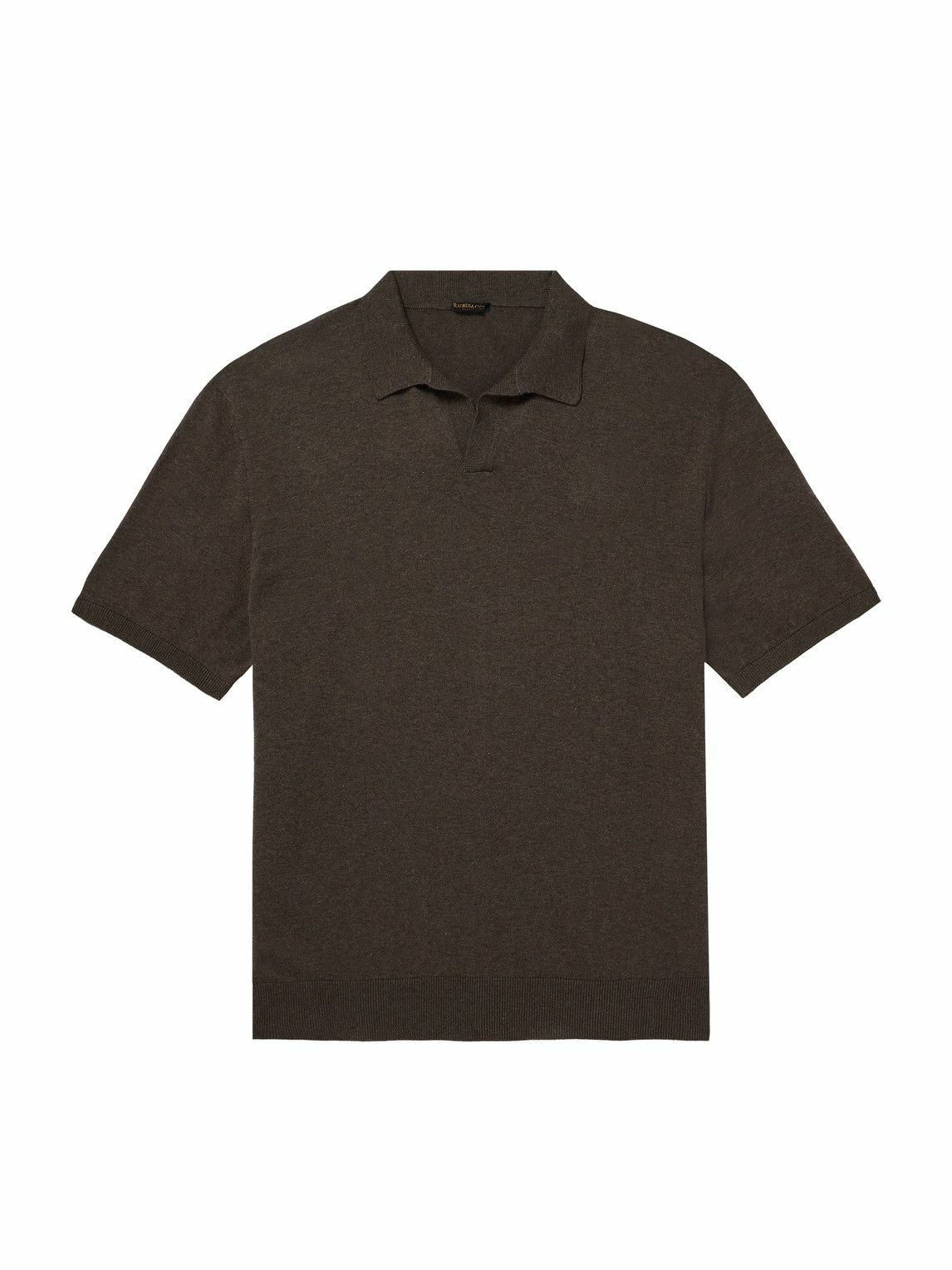 Rubinacci - Positano Cotton Polo Shirt - Brown