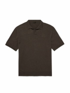 Rubinacci - Positano Cotton Polo Shirt - Brown