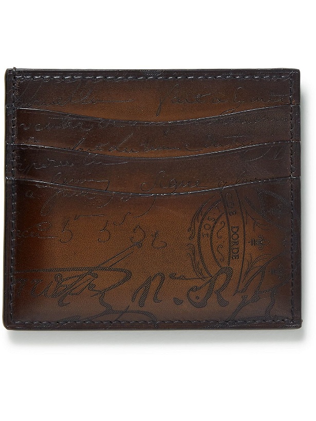 Photo: Berluti - Bambou Scritto Leather Cardholder