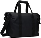 RAINS Black Hilo Small Duffle Bag