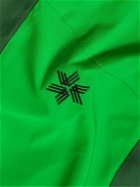 Goldwin - Logo-Embroidered Two-Tone Padded Hooded Ski Jacket - Green