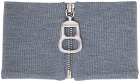 JW Anderson Blue Can Puller Neckband
