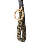 Versace Men's Greek Band Keyring in Black/Gold