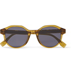 Fendi - Round-Frame Acetate Sunglasses - Green