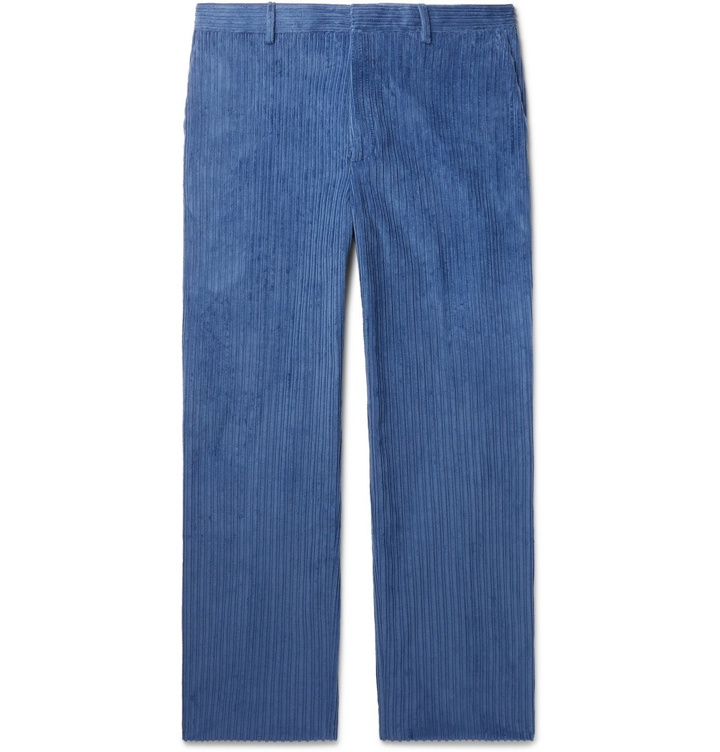 Photo: TOD'S - Cotton-Corduroy Trousers - Blue