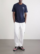 C.P. Company - Logo-Print Cotton-Jersey T-Shirt - Blue