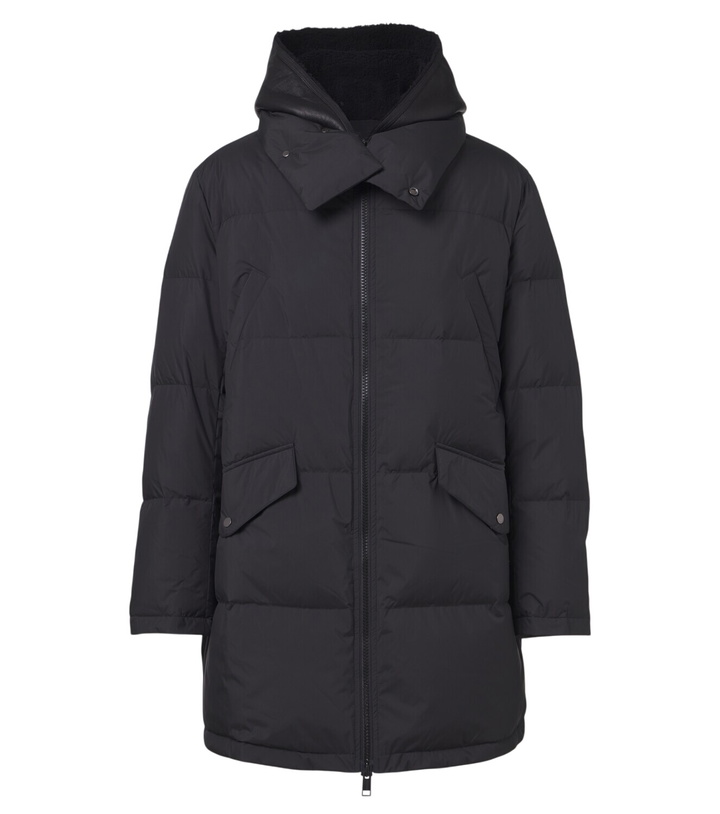 Photo: Yves Salomon Shearling-trimmed down coat