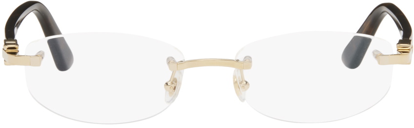 Cartier Gold Oval Glasses