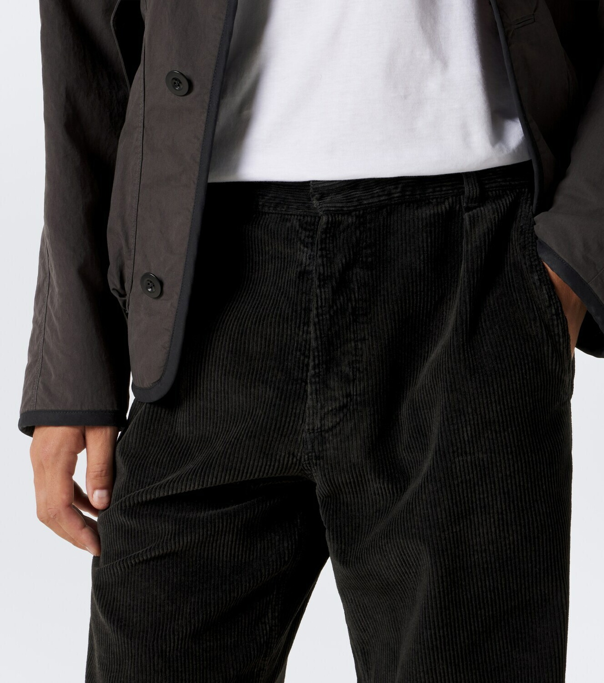 The Row Paulo cotton corduroy wide-leg pants