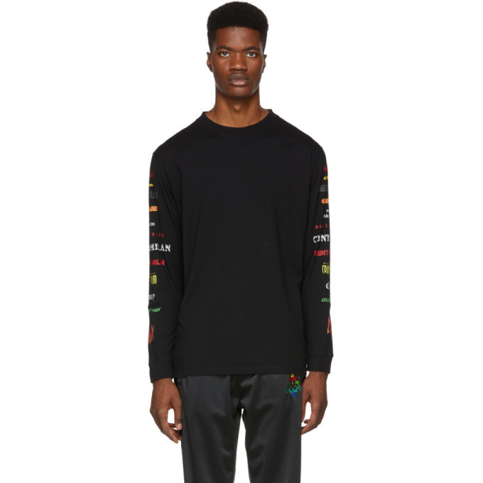 Photo: Marcelo Burlon County of Milan Black County Long Sleeve T-Shirt