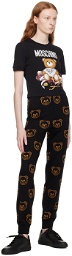 Moschino Black Teddy Bear Lounge Pants