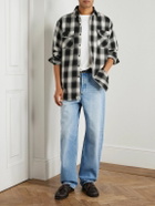 OrSlow - Checked Cotton-Flannel Shirt - Black