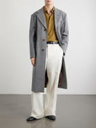 Valentino Garavani - Herringbone Virgin Wool Coat - Gray