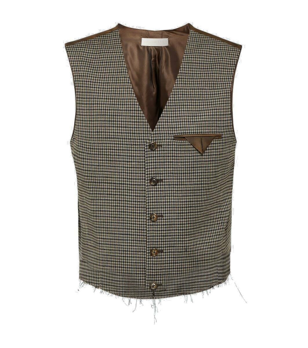 Photo: Our Legacy Cut fringed checked vest