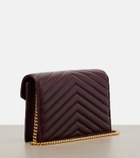 Saint Laurent Cassandre Envelope leather wallet on chain