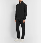 Canada Goose - Stormont CORDURA-Trimmed Merino Wool Half-Zip Sweater - Black