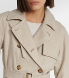 Max Mara Murena alpaca, cashmere, and camel trench coat