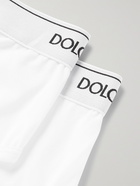 Dolce & Gabbana - Two-Pack Stretch-Cotton Boxer Briefs - White