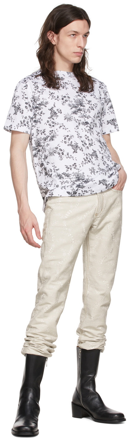 Erdem White Cotton T-Shirt