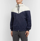 Brunello Cucinelli - Reversible Panelled Shell Hooded Jacket - Blue
