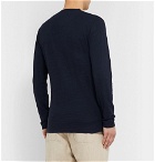 Orlebar Brown - Harrison Slim-Fit Garment-Dyed Slub Cotton-Jersey Henley T-Shirt - Navy
