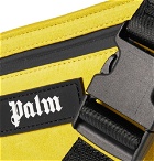 Palm Angels - Logo-Appliquéd Suede Belt Bag - Yellow