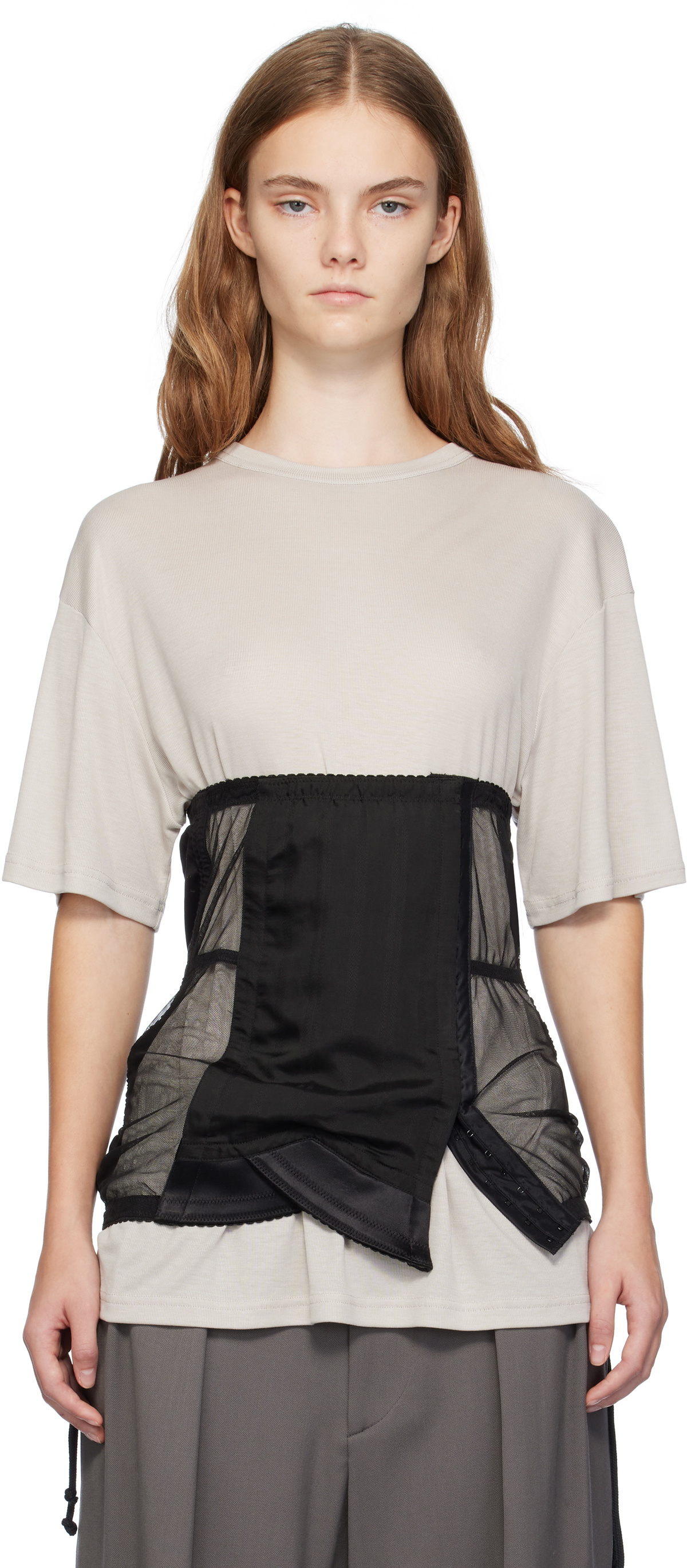 OUR LEGACY Black Object Corset Top